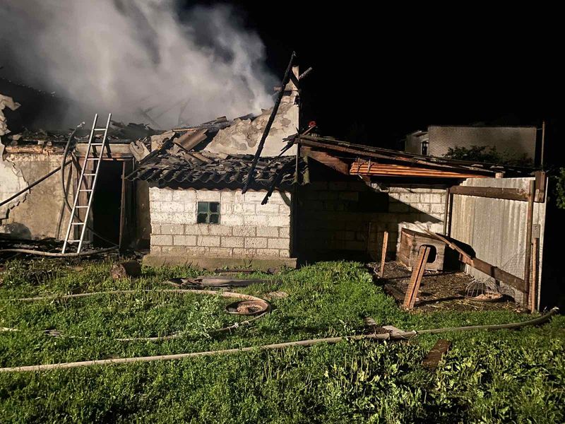 За выходные в Гродненской области сгорели три хозпостройки