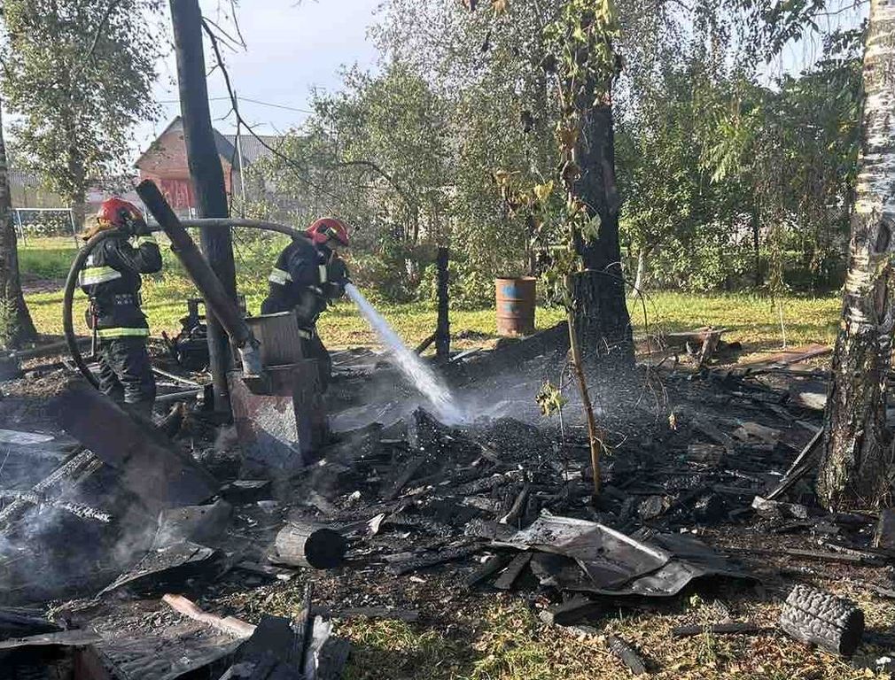 Обзор пожаров в Гродненской