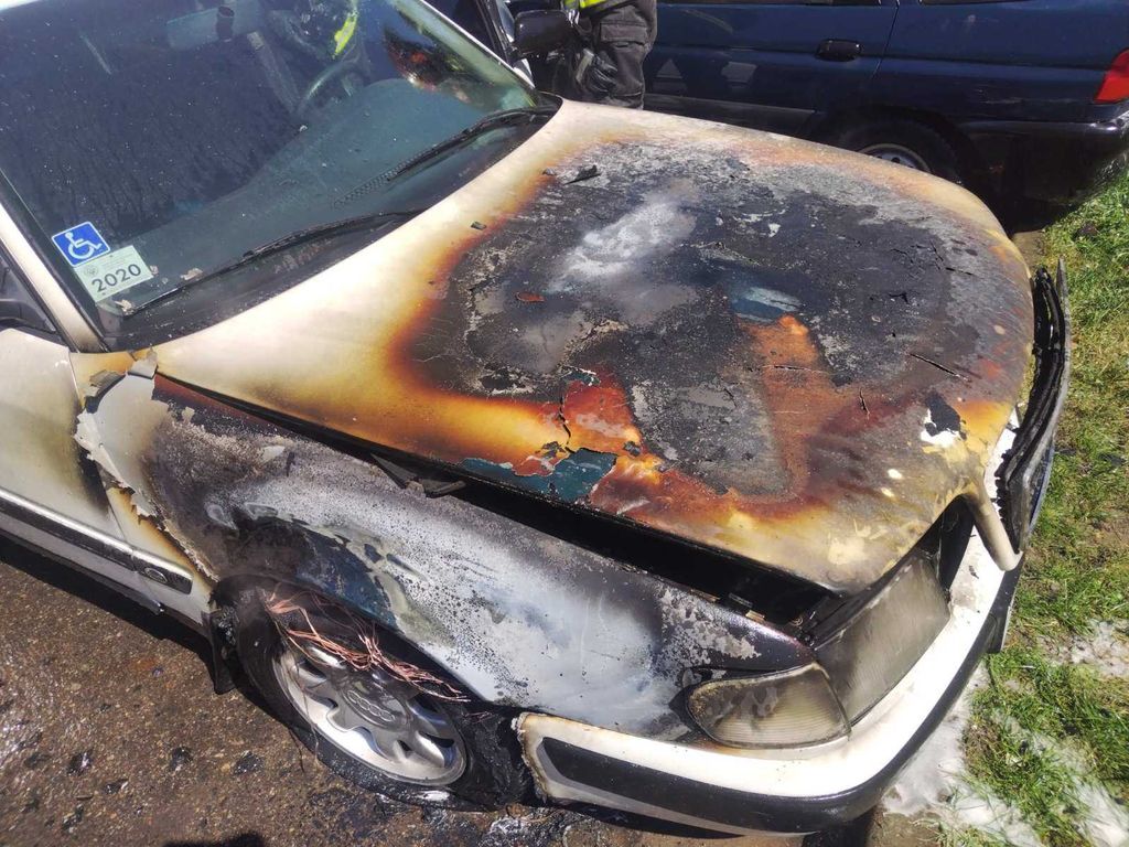 Две машины сгорели в Гродно за сутки