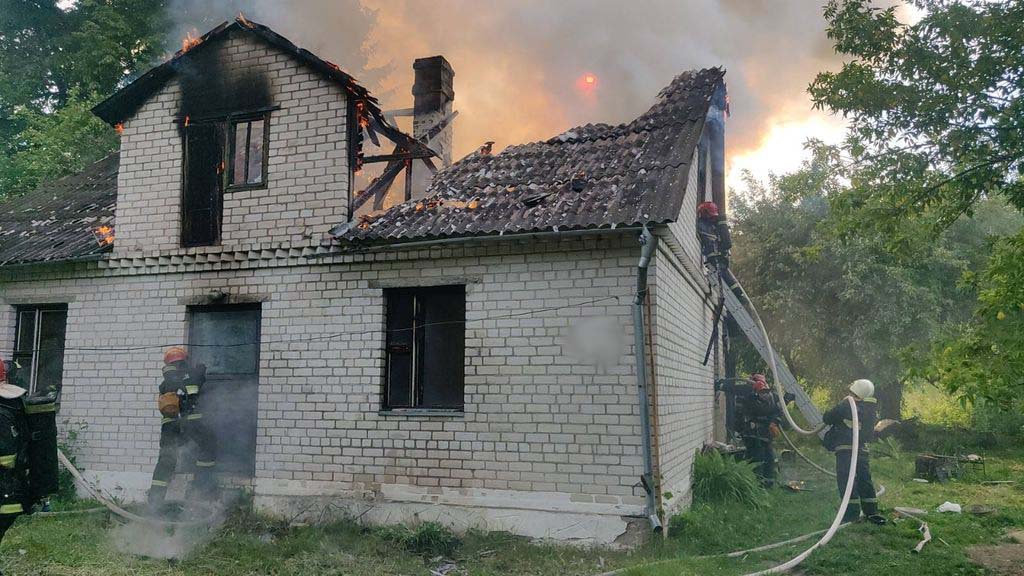 В Гродненской области за сутки сгорели четыре дома