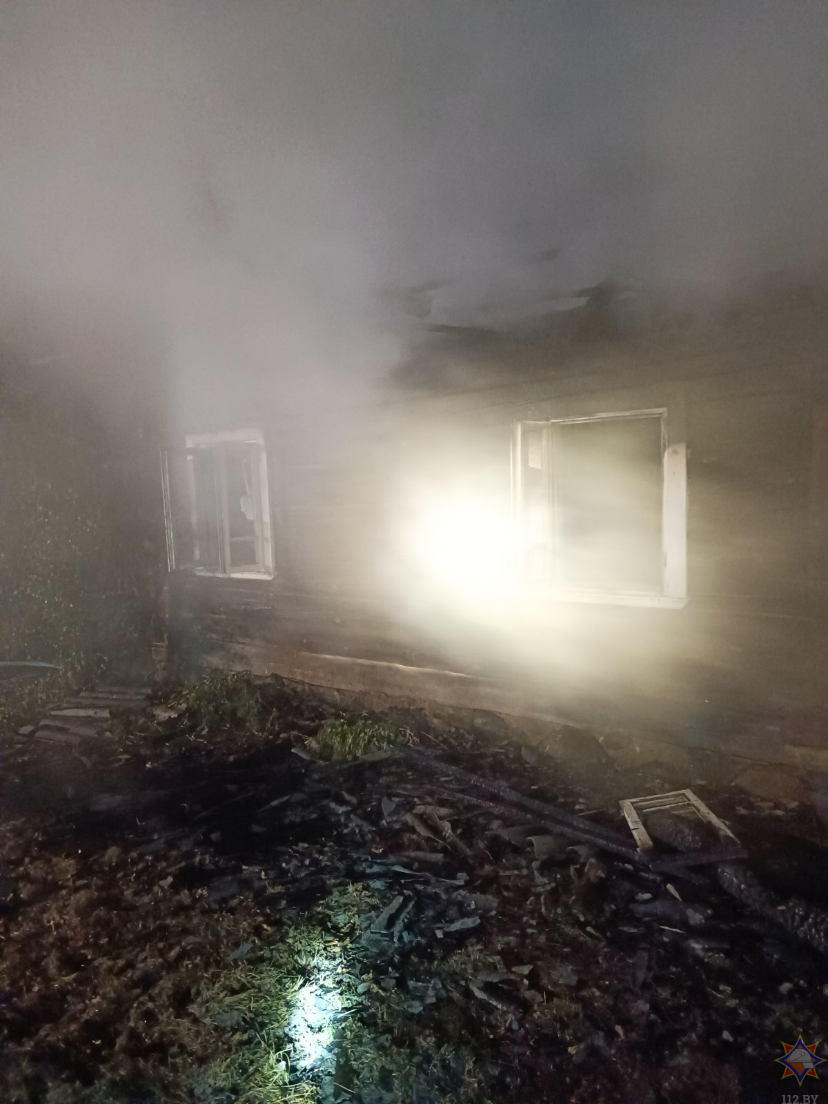 сгорел пустующий дом